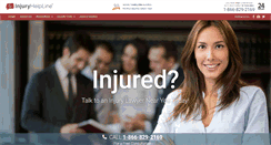 Desktop Screenshot of injuryhelpline.com